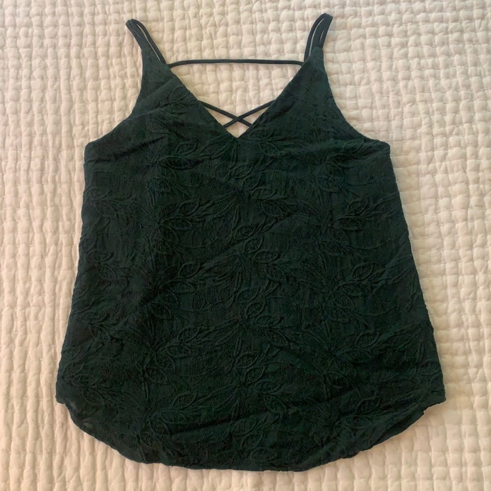 Loft Hunter Green Tank
